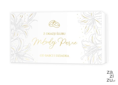 Pudełko mini papierowe Ślub - 11 Od Babci i Dziadka Pudełko mini papierowe Ślub - 11 Od Babci i Dziadka