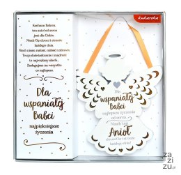 Zawieszka Anioł Dla Wspaniałej Babci ZOP-017