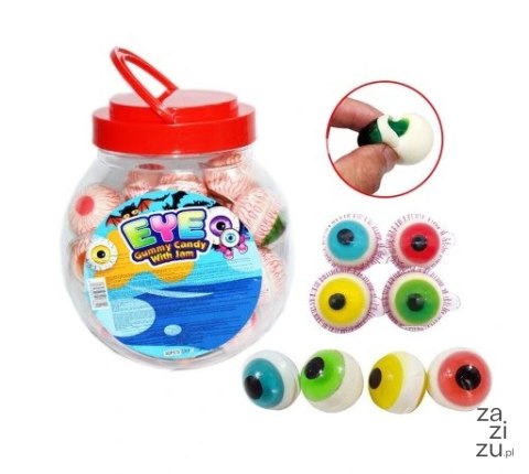 Żelki Eye Gummy Candy Oczy 30szt x 18g Żelki Eye Gummy Candy Oczy 30szt x 18g