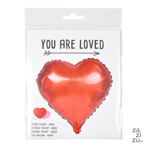 Balon foliowy - serce 45cm BLF6033 Balon foliowy - serce 45cm BLF6033