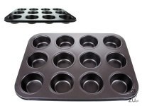 Forma, blaszka do pieczenia babeczek MUFFINEK ciastek (6,5 cm) 35x26 cm BLS-145 Forma, blaszka do pieczenia babeczek MUFFINEK ciastek (6,5 cm) 35x26 cm BLS-145