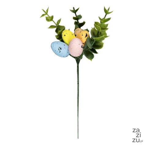 Gałązka dekoracyjna z pisankami 24 cm VP3186 Gałązka dekoracyjna z pisankami 24 cm VP3186