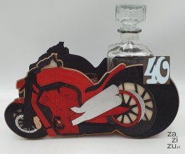 Karafka + 6 kieliszków CHOPPER 40 urodziny