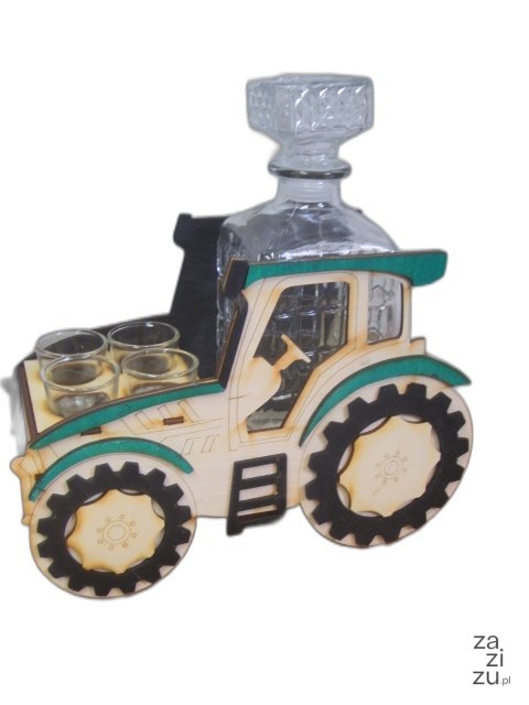 Karafka + 6 kieliszków TRAKTOR 18 urodziny Karafka + 6 kieliszków TRAKTOR 18 urodziny