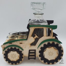 Karafka + 6 kieliszków TRAKTOR