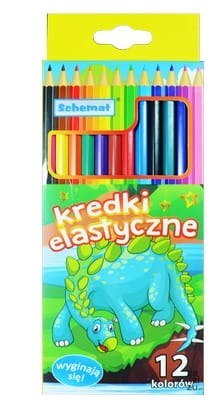 Kredki elastyczne 12szt. | 1448 Kredki elastyczne 12szt. | 1448