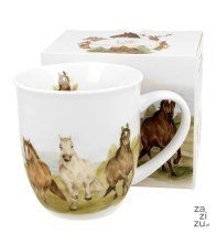 Kubek 400 ml Świat Zwierząt KONIE W GALOPIE