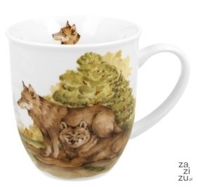 Kubek 400 ml Świat Zwierząt WILKI Kubek 400 ml Świat Zwierząt WILKI