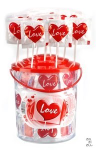 Lizaki serce Love 12 g x 80szt. Lizaki serce Love 12 g x 80szt.
