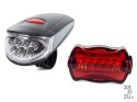 Oświetlenie rowerowe lampka rowerowa rower 7+5 led | 14054
