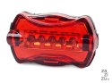 Oświetlenie rowerowe lampka rowerowa rower 7+5 led | 14054