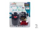 Oświetlenie rowerowe lampka rowerowa rower 7+5 led | 14054