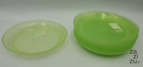 Podstawka 13cm transparentna zielona 10szt Podstawka 13cm transparentna zielona 10szt
