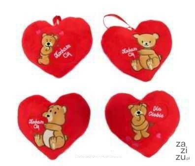 Serce pluszowe 20cm KOCHAM CIĘ / DLA CIEBIE S1307 Serce pluszowe 20cm KOCHAM CIĘ / DLA CIEBIE S1307