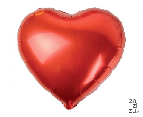 Balon foliowy B&C serce czerwone 18" | FG-S36CZ