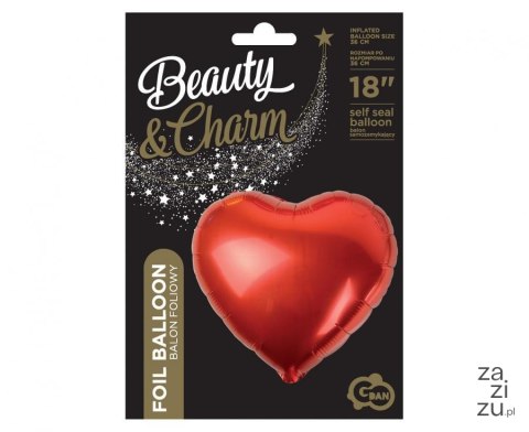 Balon foliowy B&C serce czerwone 18" | FG-S36CZ Balon foliowy B&C serce czerwone 18" | FG-S36CZ