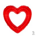 Balon foliowy ramka w kształcie serca 69 x 70cm 157893