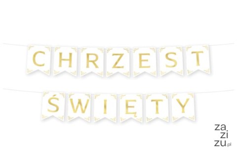 Banner CHRZEST ŚWIĘTY 160 cm | 127711 Banner CHRZEST ŚWIĘTY 160 cm | 127711