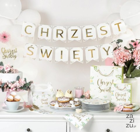 Banner CHRZEST ŚWIĘTY 160 cm | 127711 Banner CHRZEST ŚWIĘTY 160 cm | 127711