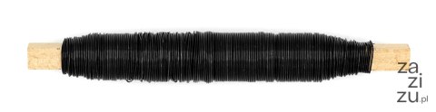 Drut florystyczny czarny 0,7mm 100g DA-7217 Drut florystyczny czarny 0,7mm 100g DA-7217