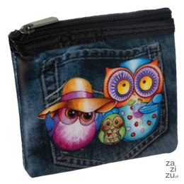 Etui na klucze tekstylne LOREN 528-7 SOWY 2