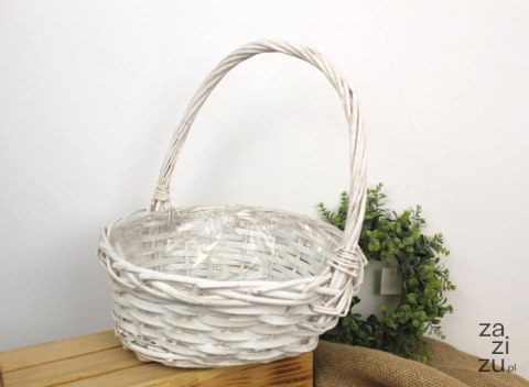 Kosz wiklinowy z folią asymetryczny 30 x 27 x 13 cm W4771-1 Kosz wiklinowy z folią asymetryczny 30 x 27 x 13 cm W4771-1