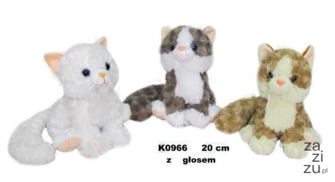 Kot pluszowy z dźwiękiem K0966 Kot pluszowy z dźwiękiem K0966