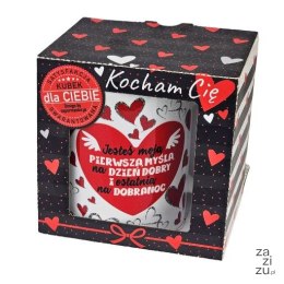 Kubek ceramiczny JESTEŚ MOJĄ PIERWSZĄ MYŚLĄ 3309-WAL11