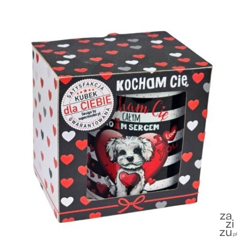 Kubek ceramiczny KOCHAM CIĘ CAŁYM MOIM SERCEM 3309-WAL2 Kubek ceramiczny KOCHAM CIĘ CAŁYM MOIM SERCEM 3309-WAL2