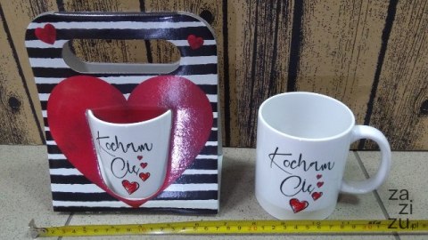 Kubek ceramiczny w ozdobnym opakowaniu "Dzień dobry kochanie" Kubek ceramiczny w ozdobnym opakowaniu "Dzień dobry kochanie"