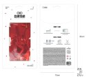 Kurtyna imprezowa Serca czerwona 100x200cm
