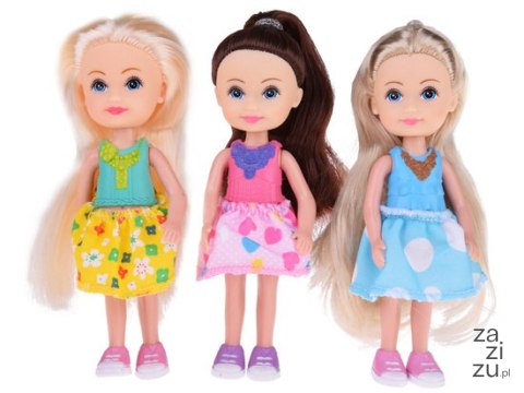Mini laleczki do zabawy lalka 12 cm 6szt ZA4755 Mini laleczki do zabawy lalka 12 cm 6szt ZA4755