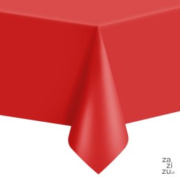 Obrus czerwony wodoodporny 137x274cm 511220