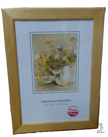 Ramka na zdjęcia 15x21 drewno Ramka na zdjęcia 15x21 drewno