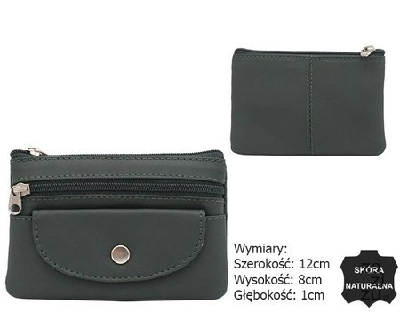 Skórzane etui na klucze 34801-ACL-9844 GREEN Skórzane etui na klucze 34801-ACL-9844 GREEN