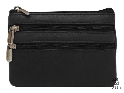 Skórzane etui na klucze K001-AGN-5212 Black Skórzane etui na klucze K001-AGN-5212 Black