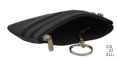 Skórzane etui na klucze K001-AGN-5212 Black Skórzane etui na klucze K001-AGN-5212 Black