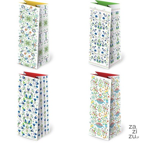 Torebki ozdobne 10szt. AL-2 set 55 Folklor kaszubski 12 x 36,9 x 11 cm Torebki ozdobne 10szt. AL-2 set 55 Folklor kaszubski 12 x 36,9 x 11 cm