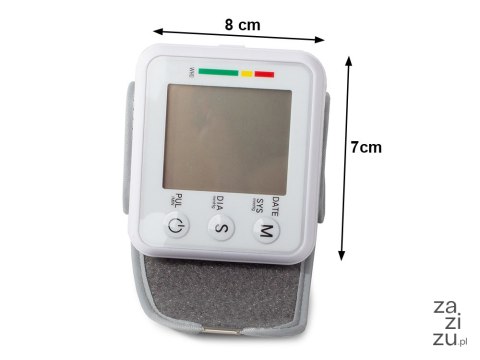 Ciśnieniomierz nadgarstkowy elektroniczny lcd etui Ciśnieniomierz nadgarstkowy elektroniczny lcd etui