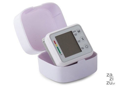 Ciśnieniomierz nadgarstkowy elektroniczny lcd etui Ciśnieniomierz nadgarstkowy elektroniczny lcd etui