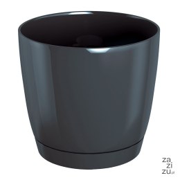 Doniczka z podstawką Coubi 18xh16,5cm grafit