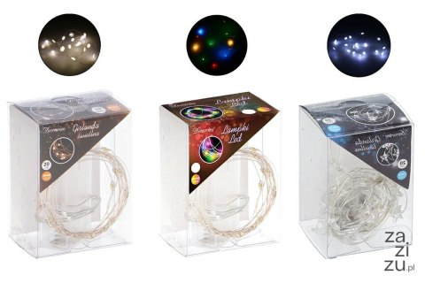 Girlanda świetlna druciki 20led mix światło ciepłe, zimne, multikolor Girlanda świetlna druciki 20led mix światło ciepłe, zimne, multikolor
