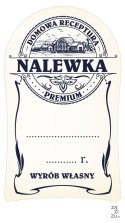 Naklejki na NALEWKI DOMOWA RECEPTURA PREMIUM 10szt. 55mm x 92mm
