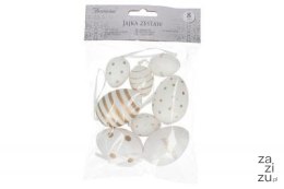 Zawieszka jajko 8szt 4+6cm