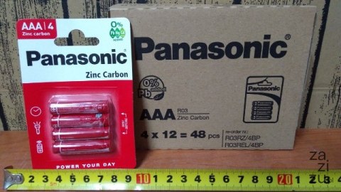 Bateria 48szt. Panasonic R03 blister Bateria 48szt. Panasonic R03 blister