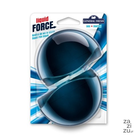 Kostka do wc w płynie General Fresh - LIQUID FORCE zapas a`2 morska Kostka do wc w płynie General Fresh - LIQUID FORCE zapas a`2 morska