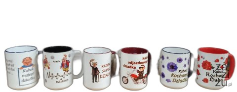 Kubek ceramiczny duży w kartoniku 450ml Babcia Kubek ceramiczny duży w kartoniku 450ml Babcia