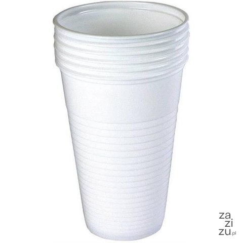 Kubki jednorazowe 200ml białe do zimnych napojów 100szt. Kubki jednorazowe 200ml białe do zimnych napojów 100szt.