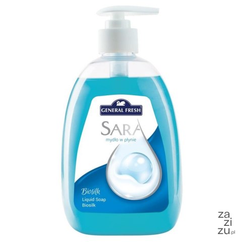 Mydło w płynie z dozownikiem 500ml - SARA biosilk Mydło w płynie z dozownikiem 500ml - SARA biosilk