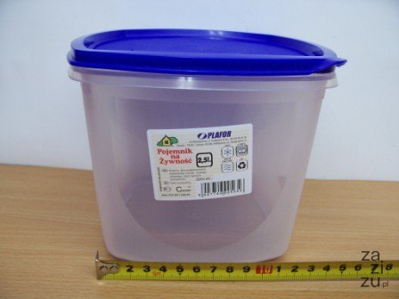 Pojemnik na żywność PLAFOR 2,3l Pojemnik na żywność PLAFOR 2,3l